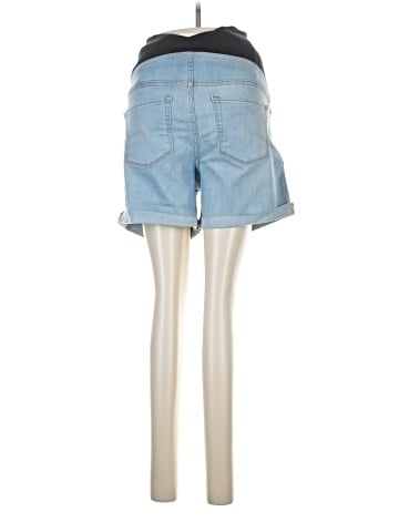 Isabel Maternity Denim Shorts (view 2)