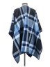 Woolrich 100% Polyester Blue Poncho One size - photo 2
