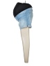 Isabel Maternity Blue Denim Shorts Size 6 Maternity - photo 5