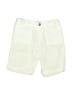 3Pommes Solid Ivory White Khaki Shorts Size 12-18 mo - photo 1