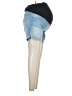 Isabel Maternity Blue Denim Shorts Size 6 Maternity - photo 4