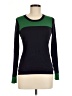 Theory Color Block Green Pullover Sweater Size M - photo 1