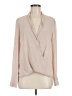 Chelsea28 100% Polyester Tan Long Sleeve Blouse Size M - photo 1