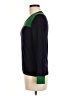 Theory Color Block Green Pullover Sweater Size M - photo 5