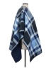 Woolrich 100% Polyester Blue Poncho One size - photo 4