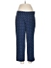 IZOD Polka Dots Blue Casual Pants Size 6 - photo 1
