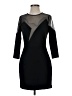 BCBGMAXAZRIA Solid Black Cocktail Dress Size 4 - photo 1