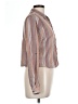Love Notes Stripes Brown Long Sleeve Blouse Size L - photo 4
