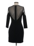 BCBGMAXAZRIA Solid Black Cocktail Dress Size 4 - photo 2