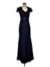 JS Collections Blue Cocktail Dress Size 4 - photo 1