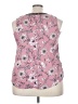 Cure 100% Polyester Pink Sleeveless Blouse Size 2X - photo 2