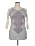 Daytrip Gray 3/4 Sleeve Top Size XL - photo 1