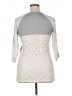 Daytrip Gray 3/4 Sleeve Top Size XL - photo 2
