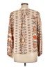 Shein 100% Viscose Tan Long Sleeve Blouse Size 12 - photo 2