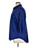 Chico's 100% Cotton Blue 3/4 Sleeve Button-Down Shirt Size XL (3) - photo 5
