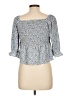 Scarlet Blue 3/4 Sleeve Blouse Size L - photo 2