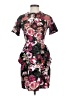 ASOS Print Black Cocktail Dress Size 4 - photo 1