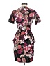ASOS Print Black Cocktail Dress Size 4 - photo 2