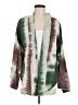 LoveRiche 100% Cotton Tie-dye Green Cardigan Size M - photo 1