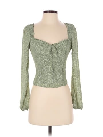 Abercrombie & Fitch Long Sleeve Blouse (view 1)