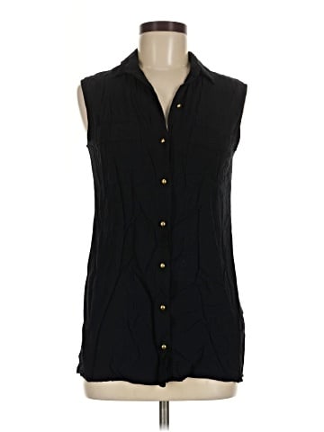 Twik Sleeveless Button-Down Shirt (view 1)