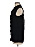 Twik 100% Viscose Black Sleeveless Button-Down Shirt Size M - photo 5
