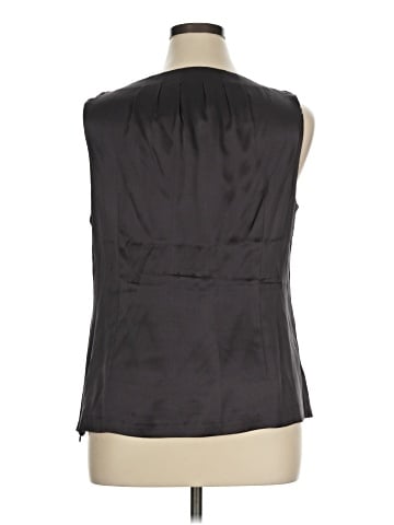 Classiques Entier Sleeveless Silk Top (view 2)