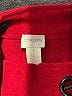 Chico's 100% Wool Red Wool Coat Size Med (1) - photo 6
