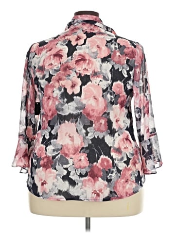 Sara Michelle 3/4 Sleeve Blouse (view 2)