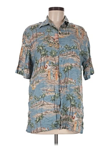 Assorted Brands Short Sleeve Button-Down Shirt (view 1)