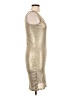 Discreet Metallic Gold Cocktail Dress Size L (estimated) - photo 4