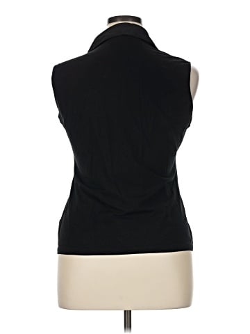 Anne Fontaine Sleeveless Button-Down Shirt (view 2)
