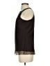 Cache 100% Silk Black Sleeveless Silk Top Size S - photo 5