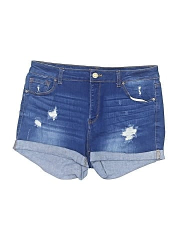 Wax Jean Denim Shorts (view 1)