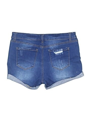 Wax Jean Denim Shorts (view 2)