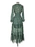 Lulus 100% Polyester Green Casual Dress Size S - photo 2