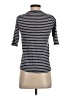 J.Crew 100% Cotton Stripes Blue Short Sleeve Turtleneck Size XS - photo 2