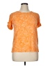 MICHAEL Michael Kors Orange Short Sleeve Top Size XL - photo 1