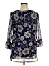 Papermoon Blue 3/4 Sleeve Blouse Size 1X - photo 2