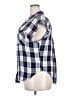 Jachs Girlfriend 100% Rayon Plaid Blue Short Sleeve Button-Down Shirt Size XXL - photo 5