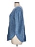 Eileen Fisher 100% Organic Cotton Blue Pullover Sweater Size L (petite) - photo 5