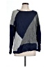 Liz Claiborne 100% Acrylic Color Block Blue Pullover Sweater Size L - photo 1
