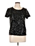 Forever 21 100% Polyester Black Short Sleeve Top Size L - photo 1