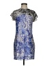 Armani Exchange Graphic Blue Cocktail Dress Size 0 - photo 1