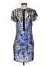 Armani Exchange Graphic Blue Cocktail Dress Size 0 - photo 2