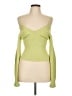 Self-Portrait Green Long Sleeve Top Size L (estimated) - photo 1