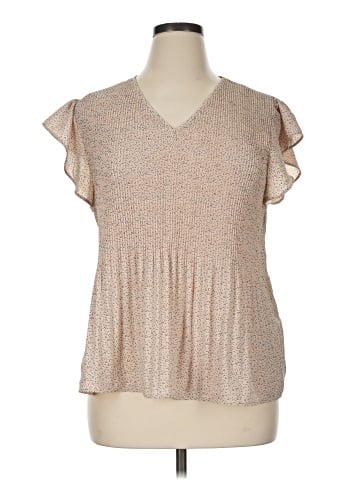 Adrianna Papell Short Sleeve Top (view 1)