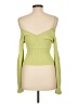 Self-Portrait Green Long Sleeve Top Size L (estimated) - photo 2