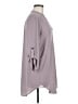 Lush 100% Polyester Gray 3/4 Sleeve Blouse Size M - photo 4