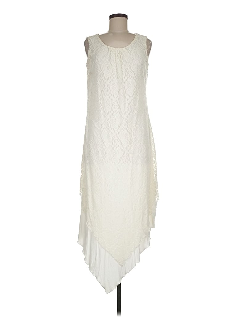 Pre-owned Chico's Cocktail Dress In Ivory